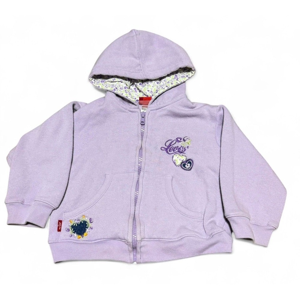 Y2K Levi's girls purple sweatshirt